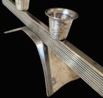 Petit bougeoir - Métal, Plaqué(e) argent - Un bougeoir, Antiquités & Art