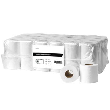 Toiletpapier Standaardrol | FSC-Cellulose (2-Laags) | Wit |, Verzenden, Nieuw in verpakking