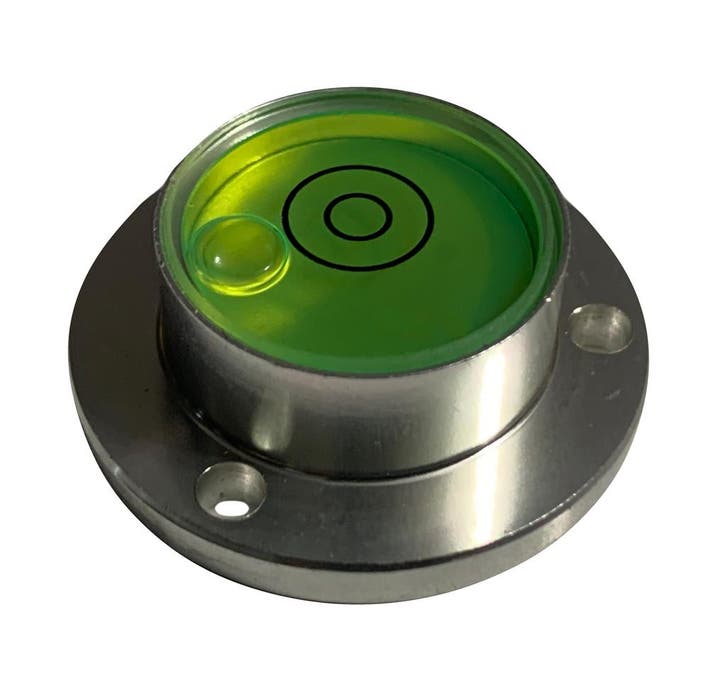 Ronde waterpas in aluminium behuizing (30x20x11 mm, zilver), Bricolage & Construction, Outillage | Autres Machines, Envoi