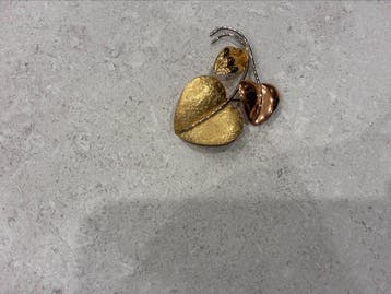 Broche - 18 karaat Geel goud, Witgoud