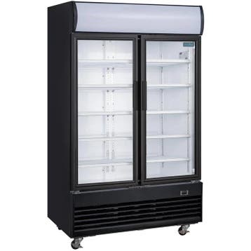 Koelkast | G-SERIE | 950L | Zwart | +2°C/+6°C | Geforceerd, Verzenden, Nieuw in verpakking