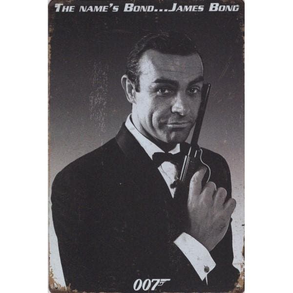 Wandbord -  James Bond – Sean Connery, Huis en Inrichting, Woonaccessoires | Wanddecoraties, Nieuw