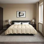 vidaXL Volledig Jaar Dekbed Gekwilt Crème 220 x 260 cm, Verzenden, Nieuw