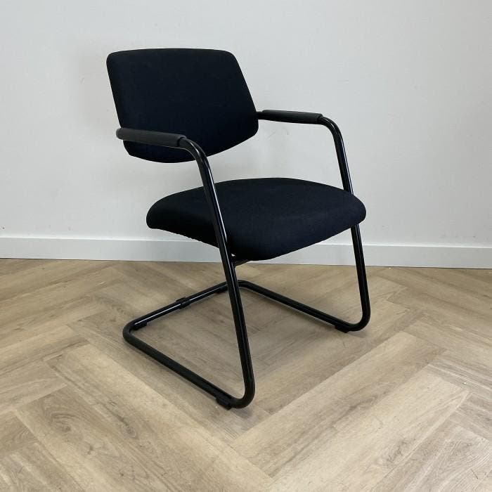 sitland Uni vergaderstoel / sledestoel, zwart, Maison & Meubles, Chaises