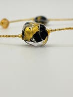 24 karaat - Murano-glas, Geel goud - Halsketting -