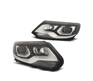 PHARES VOLKSWAGEN VW TIGUAN 11-16 DAYLIGHT FOND NOIR, Verzenden