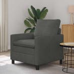 vidaXL bank / zetel Donkergrijs 76 x 81 x 87,5 cm Stof, Verzenden