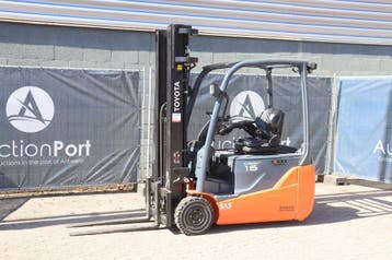 Veiling: Heftruck Toyota 8FBE16T Elektrisch 1600kg 5.5m 2016, Ophalen