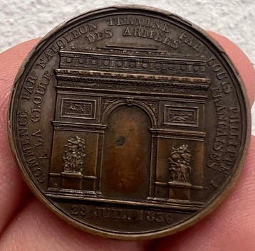 Frankrijk. Medal Louis-Philippe ler (1830-1848)
