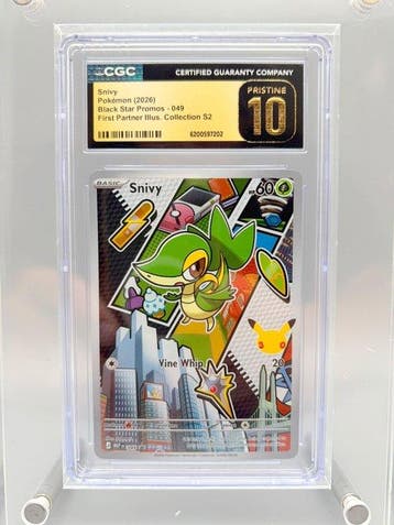 Pokémon Graded card - Snivy - First Partner Illustration