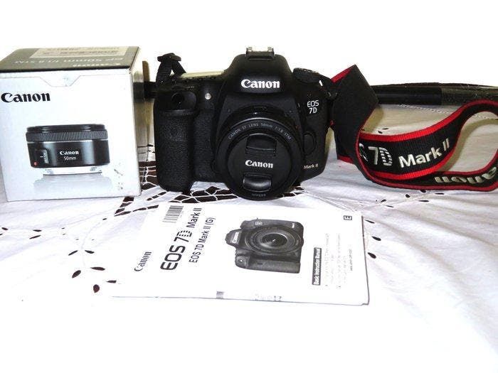 Canon EOS 7D Mark II + EF 50/1.8 STM Digitale reflex camera, TV, Hi-fi & Vidéo, Appareils photo numériques
