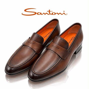Santoni - Loafers - Maat: EU 41 - Nieuw in doos