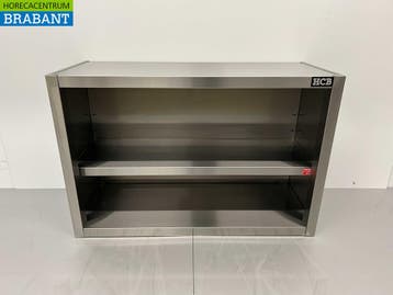 RVS Wandkast Kast Premium-line Open model 100 cm Horeca, Ophalen of Verzenden, Nieuw in verpakking