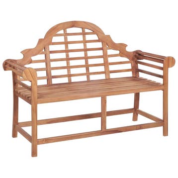 vidaXL Tuinbank 127x58,5x92,5 cm massief teakhout, Verzenden, Nieuw