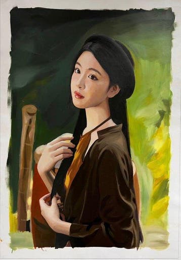 TA Duy Tung - La grâce du matin 120 80 cm