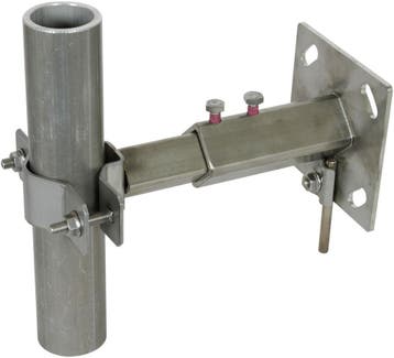 Support mural réglable pour tuyaux D40-50mm V150-200 V2A -, Verzenden