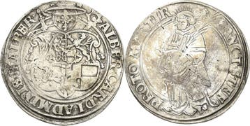 Taler, daalder o J (vor 1525) Halberstadt-bistum Albrecht..., Verzenden