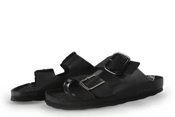 Rohde Slippers in maat 41 Zwart, Slippers, Verzenden, Zwart, Zo goed als nieuw