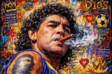 Canvas Fit - Alberto Ricardo - Diego Maradona: Leyenda, Collections, Collections Autre