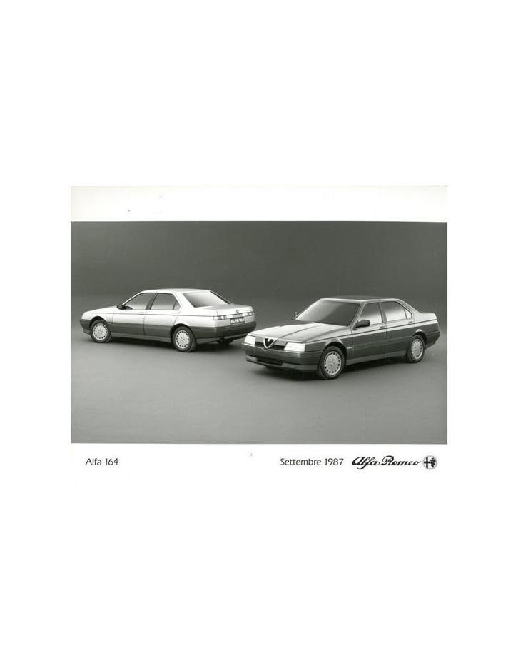 1987 ALFA ROMEO 164 PERSFOTO, Livres, Autos | Brochures & Magazines