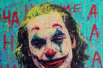 Canvas Fit - Alberto Ricardo - “La sonrisa rota del joker, Nieuw
