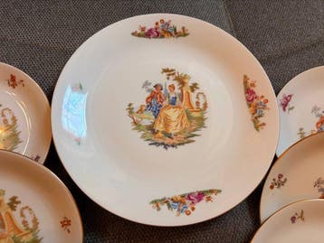 Taartschaal (7) - Keramiek - Servizio Dolce Vintage
