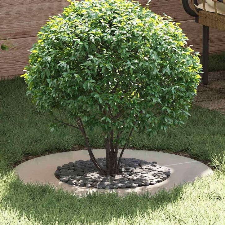 vidaXL geschikt voor vlakke boomring Zilver Ø40 / 70 cm, Tuin en Terras, Bloempotten, Nieuw, Verzenden