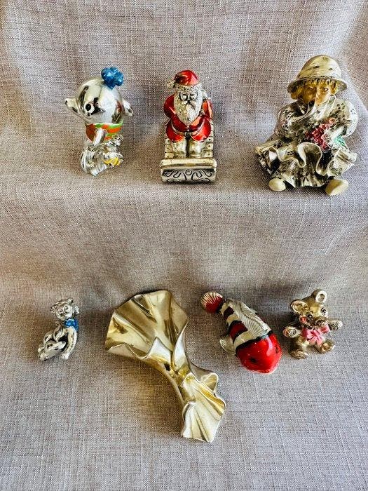 R. Argento - Arde - Figuur (7) - Verzilverd, Legering,, Antiek en Kunst, Curiosa en Brocante