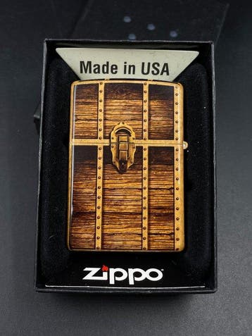 Zippo - Zonder minimumprijs - Aansteker - Messing, Staal,, Nieuw