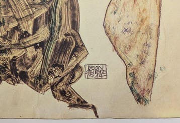 Egon Schiele (1890-1918), after - Weibl. Modell mit
