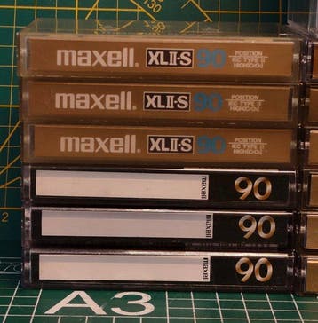 Maxell, TDK - XL II, XL II -S , SA, SA -X Cassette audio