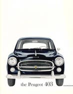 1962 PEUGEOT 403 SEDAN BROCHURE ENGELS (USA)