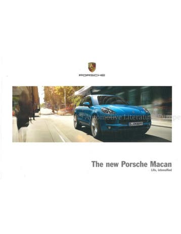 2015 PORSCHE MACAN HARDCOVER BROCHURE ENGELS
