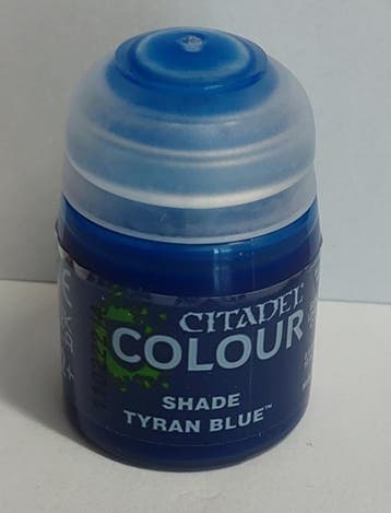 Tyran Blue new formula Shade Paint 18 Ml (Warhammer Nieuw), Ophalen of Verzenden