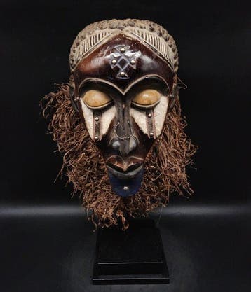 Masque casque - Tshokwe - Chokwe - Angola (Sans prix de, Antiquités & Art
