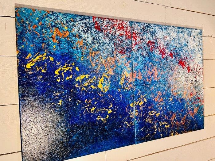 Ronan Martin - Tobago - XL - NO RESERVE PRICE, Antiek en Kunst, Kunst | Schilderijen | Modern