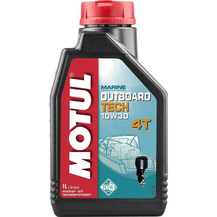 Motul 4 Takt Olie Buitenboordmotor Tech 10W30 1 liter, Watersport en Boten, Accessoires en Onderhoud, Nieuw, Ophalen of Verzenden