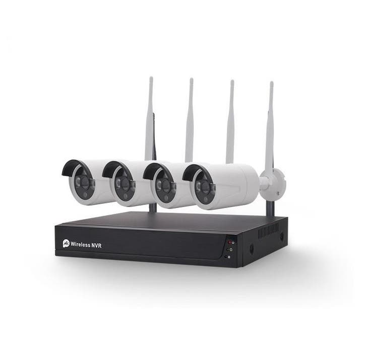 DrPhone SmartVision Draadloos WiFi NVR Camera Kit - 4 Camera, Audio, Tv en Foto, Videocamera's Digitaal, Nieuw, Verzenden