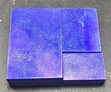 Lapis lazuli edelsteen Sieradenkistjes - Hoogte: 144 mm -