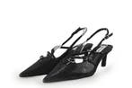 Steve Madden Slingbacks in maat 39 Zwart, Verzenden, Zwart, Steve Madden, Zo goed als nieuw