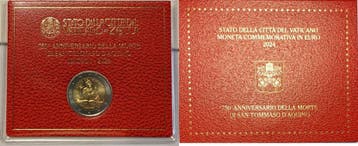 2 € commémorative Vatican Vatikan 2 Euro 2024 Thomas Da, Postzegels en Munten, Munten | Europa | Euromunten, Verzenden, België