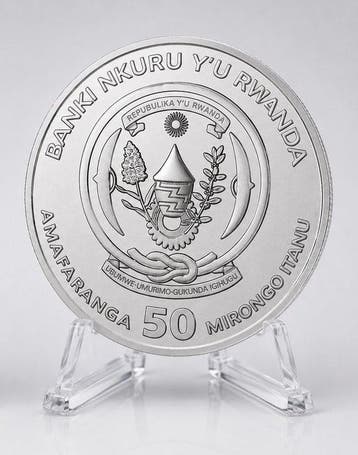 Rwanda en Burundi. 50 RWF 2026 – Lunar Ounce – Year of the