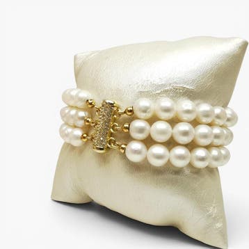 Parel - Zilver - Armband - Italiaans vakmanschap