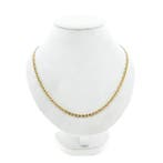 Gouden marineschakel ketting, Handtassen en Accessoires, Kettingen, Ophalen of Verzenden, Gebruikt, Overige kleuren, Goud