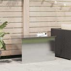 vidaXL Buitopslagdoos Zilver 80 x 50,5 x 50 cm Staal, Verzenden, Nieuw