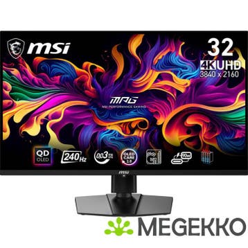 MSI MPG 321URX QD-OLED 32  4K Ultra HD 240Hz OLED Gaming, Verzenden