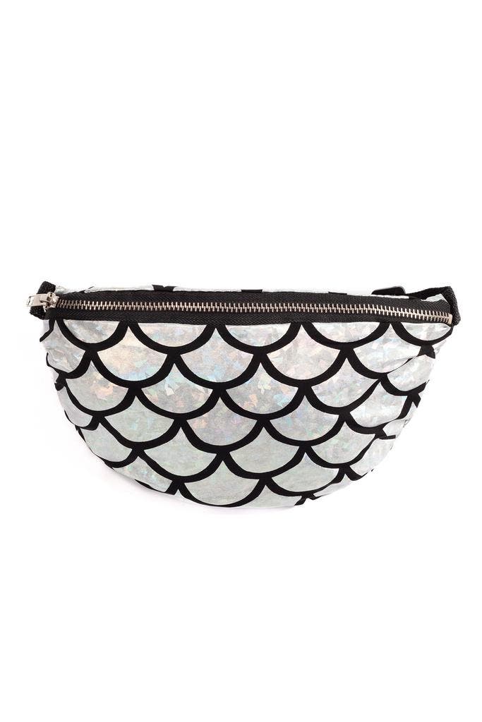KIMU® Heuptasje Mermaid Zilver Fanny Pack Zeemeermin Schubbe, Bijoux, Sacs & Beauté, Sacs | Sacs Femme, Enlèvement ou Envoi