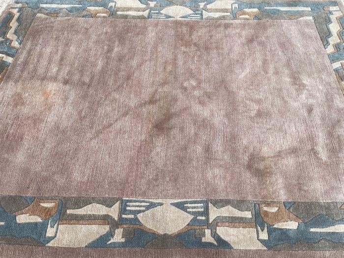 Nepal art deco tapijt - GEREINIGD - handgeknoopt - wol -, Maison & Meubles, Ameublement | Tapis & Moquettes