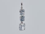 Zonder minimumprijs - Hanger - 14 karaat Witgoud - 2.17ct.