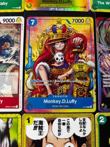 Bandai - 9 Card - One Piece - Monkey D. Luffy P-043